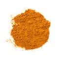 Turmeric Powder Ã¢â¬â Heap of Curcuma, Aromatic Condiment, Ayurvedic Haridra Ã¢â¬â Top View